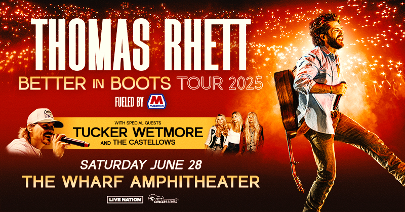 Thomas Rhett 2025 Tour The Wharf Orange Beach Alabama 1027 WXBM